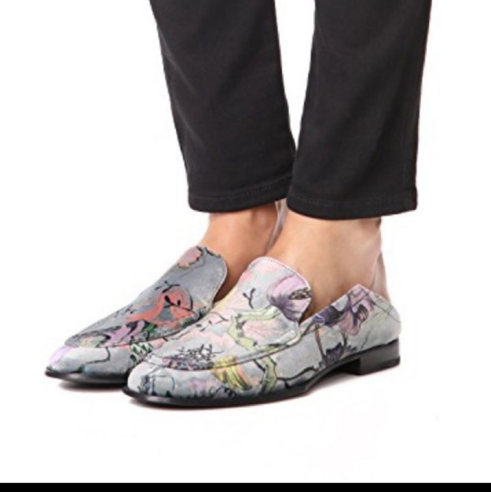 Rag&Bone | Velvet Floral Loafer | Like New |